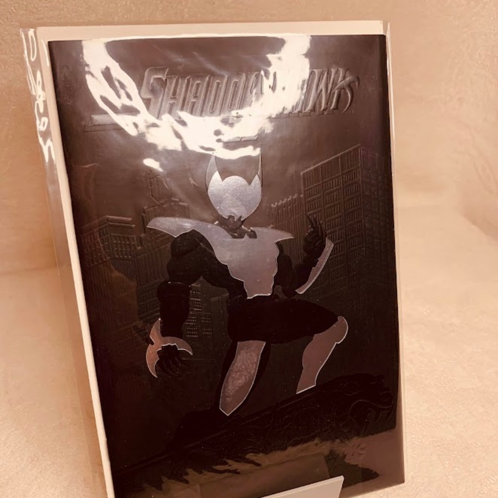 Shadowhawk II (2)  Image Comics Black & Silver Foil Die-Cut